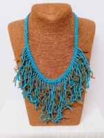 Collar Bohemio Inca turquesa – La Gata Voladora