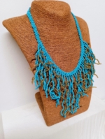 Collar Bohemio Inca turquesa – La Gata Voladora