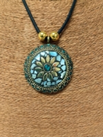 Collar Mándala Boho Chic Blanco – La Gata Voladora