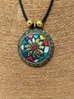 Collar Mándala Boho Chic Multicolor – La Gata Voladora