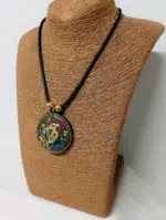 Collar Shiva Om boho chic multicolor – La Gata Voladora