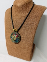 Collar Shiva Om boho chic multicolor – La Gata Voladora