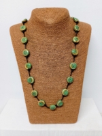 Collar Kira boho artesanal de cerámica – La Gata Voladora