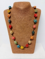 Collar de Cerámica Calima multicolor – La Gata Voladora