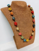 Collar de Cerámica Calima multicolor – La Gata Voladora
