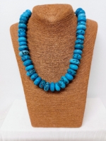 Collar Calypso turquesa de piedras naturales – La Gata Voladora