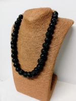 Collar Calypso negro de piedras naturales – La Gata Voladora