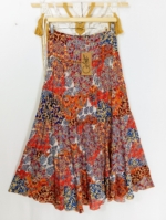 Falda Patchwork Coline multicolor artesanal boho – tallas S/M y L/XL – La Gata Voladora