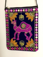 Bolsito de la india con espejitos boho - La Gata Voladora