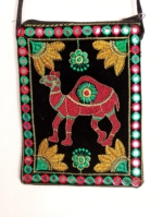 Bolsito de la india con espejitos boho - La Gata Voladora