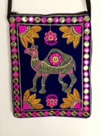 Bolsito de la india con espejitos boho - La Gata Voladora