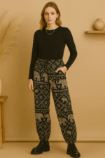 Pantalón Bombacho Coline estilo étnico boho – La Gata Voladora