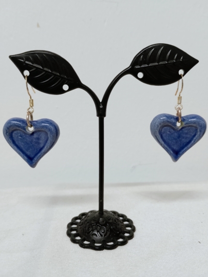 Pendientes de Ceramica Artesanales Cora Grandes - La Gata Voladora