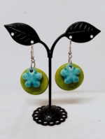 Pendientes de Cerámica Artesanales Fló - La Gata Voladora