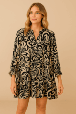 Vestido Camisero Melody estampado boho – La Gata Voladora