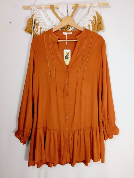 Vestido Camisero Otoño