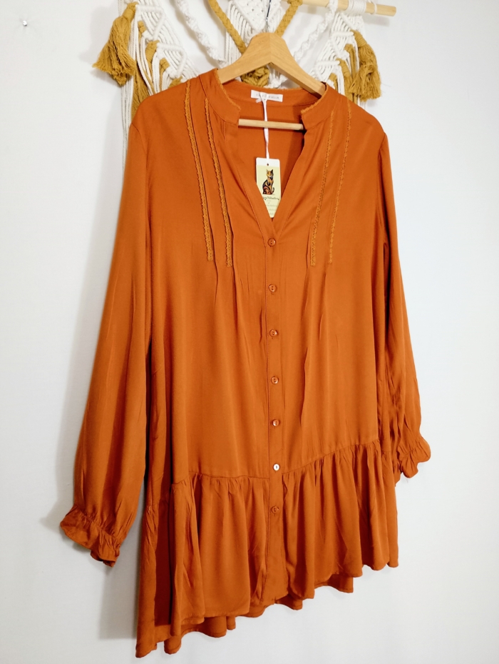 Vestido Camisero Otoño
