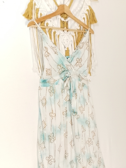 vestido de algodón boho - La Gata Voladora