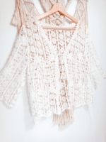 chaqueta ganchillo algodon mujer boho chic ibicenca La Gata Voladora Alpujarra Almería