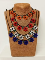 collar artesanal flores estilo boho étnico bohemio La Gata Voladora Alpujarra Almería
