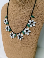 collar artesanal flores estilo boho étnico bohemio La Gata Voladora Alpujarra Almería