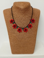 collar artesanal flores estilo boho étnico bohemio La Gata Voladora Alpujarra Almería