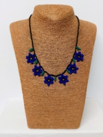 collar artesanal flores estilo boho étnico bohemio La Gata Voladora Alpujarra Almería