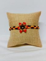 conjunto collar pendientes pulsera colombia boho floral artesanal La Gata Voladora Alpujarra Almería