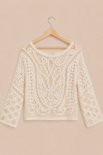 blusa ganchillo creta boho chic la gata voladora alpujarra