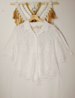 Blusa Bordada Olimpia blusa boho mujer algodon bordados La Gata Voladora Laujar de Andarax