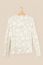 Blusa encaje floral blanca estilo boho chic La Gata Voladora Alpujarra Almeria