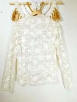 blusa encaje ibicenca mujer blanca La Gata Voladora Alpujarra Almería