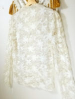 blusa encaje ibicenca mujer blanca La Gata Voladora Alpujarra Almería