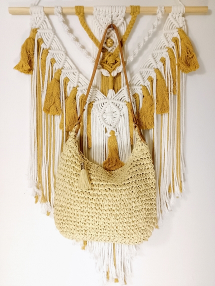bolso rafia Formentera estilo bohemio La Gata Voladora Alpujarra Almería
