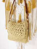 bolso rafia Mallorca estilo bohemio natural La Gata Voladora Alpujarra Almería