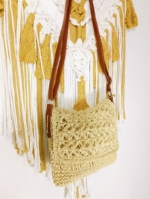 bolso rafia Mallorca estilo bohemio natural La Gata Voladora Alpujarra Almería