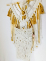 Bolso macreme estilo ibicenco boho La Gata Voladora Alpujarra Almeria