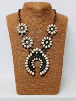 collar boho chic bronce floral vintage La Gata Voladora Alpujarra Almería