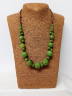 Collar de Cerámica Luna Verde con cordón ajustable – La Gata Voladora Laujar de Andarax