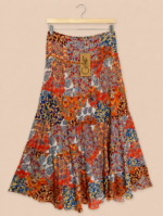 falda bohemia patchwork coline estampado floral la gata voladora alpujarra almeria