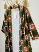 kimono estampado patchwork boho verde La Gata Voladora Alpujarra Almería