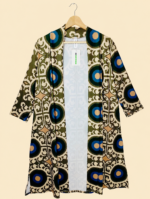 kimono estampado vintage verde boho La Gata Voladora Alpujarra Almeria