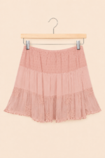 mini falda lua rosa bordados boho chic la gata voladora alpujarra almeria