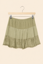 mini falda lua verde bordados boho chic la gata voladora alpujarra almeria