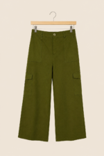 pantalon cargo amber verde oliva algodon moda boho femenina La Gata Voladora Alpujarra Almeria