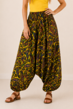 pantalon afgano amarillo estilo bohemio la gata voladora alpujarra almeria