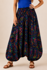 pantalon afgano azul estilo bohemio la gata voladora alpujarra almeria
