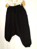 pantalon bombacho negro algodon boho mujer La Gata Voladora Alpujarra Almería