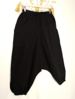 pantalon bombacho negro algodon boho mujer La Gata Voladora Alpujarra Almería