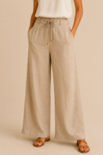 pantalon saten duna beige moda boho la gata voladora alpujarra almeria